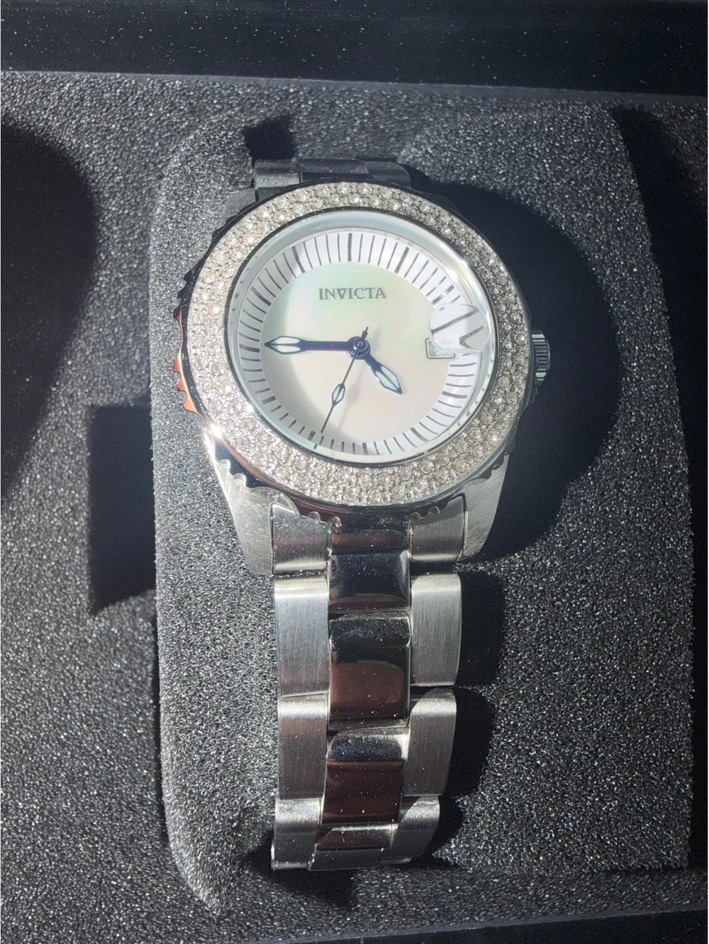 $279 INVICTA ANGEL SWISS RONDA WITH MOTHER OF PEARL DIAL 30mm